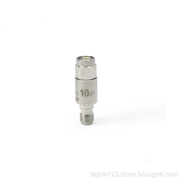 SMA coaxial fixed attenuator, DC to 6GHz, 2W 10dB Attenuator